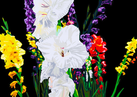 Flowers 2. Fine Art Giclee Ltd Ed Print.